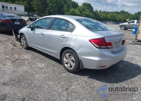 2013 Honda Civic Lx из США, поврежденный, VIN 2HGFB2F50DH570280